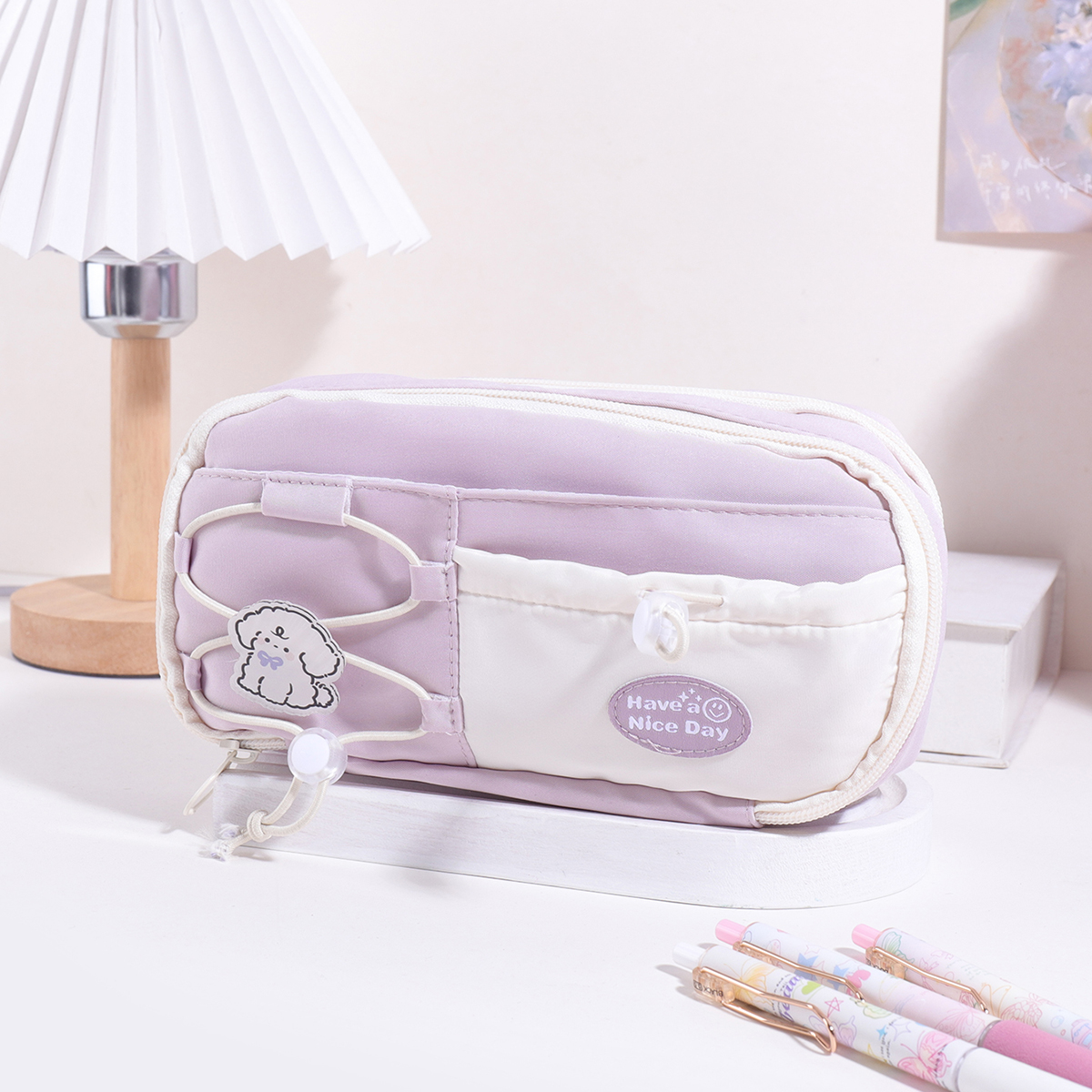 Pencil Case Large - 9 Layers Large Capacity Drawstring Pencil