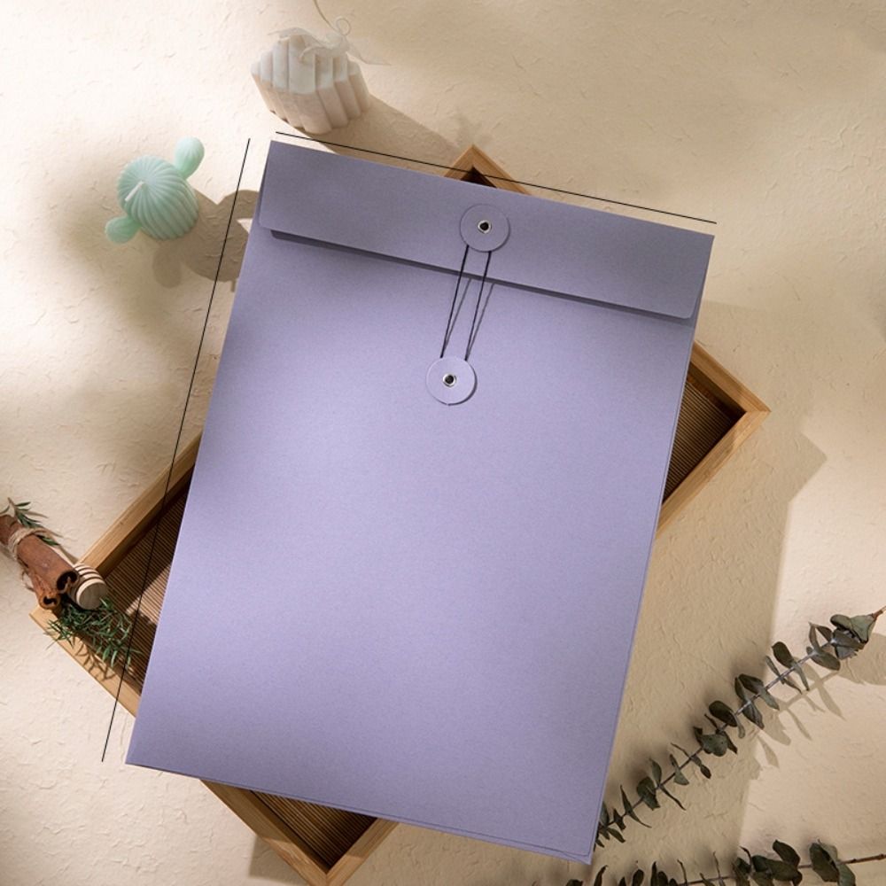 Letter Envelope Kraft - A4/A5 Kraft Paper Envelopes with String