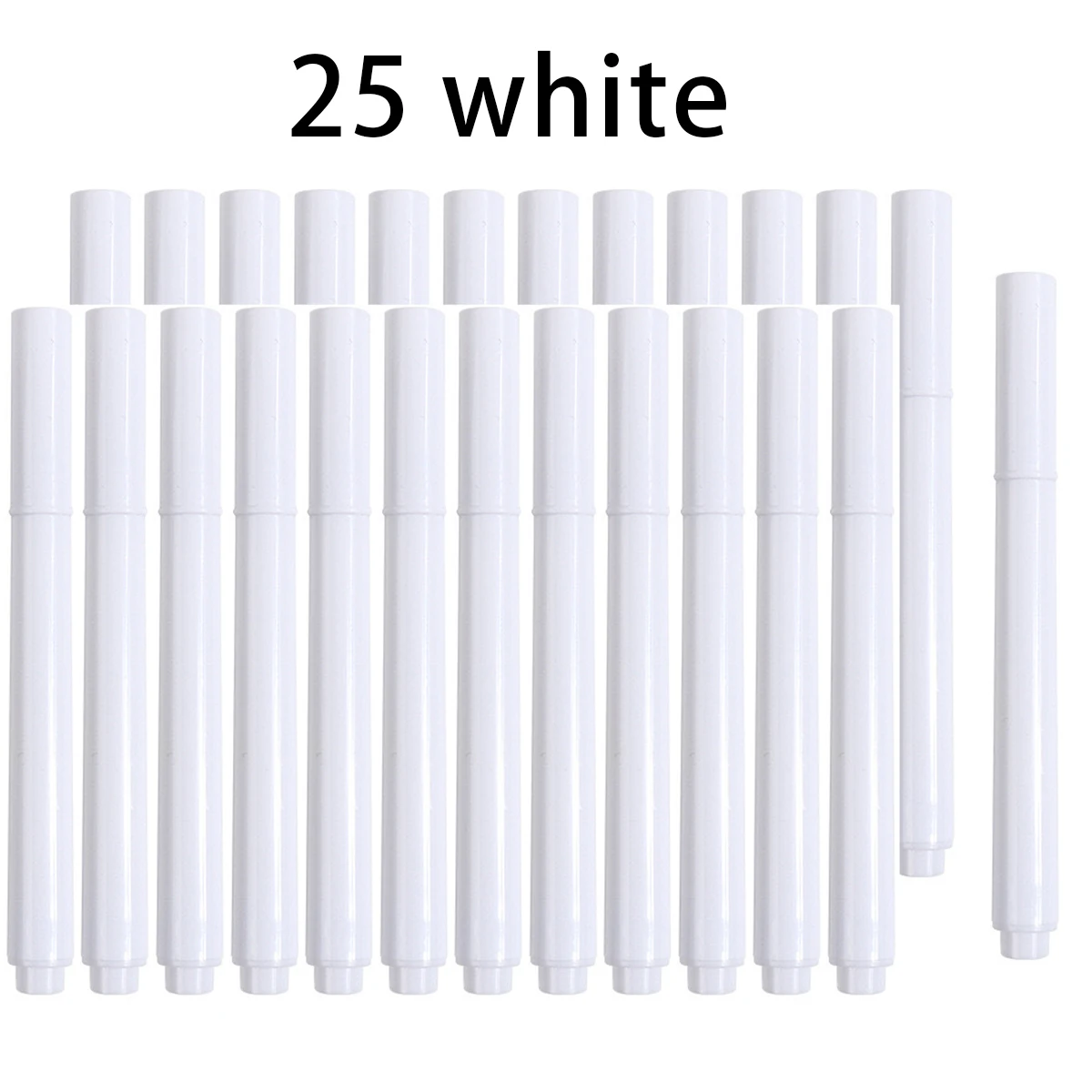 Correction Fluid White - 3-25Pcs/Set White/Colors Liquid Chalk Erasable Pen