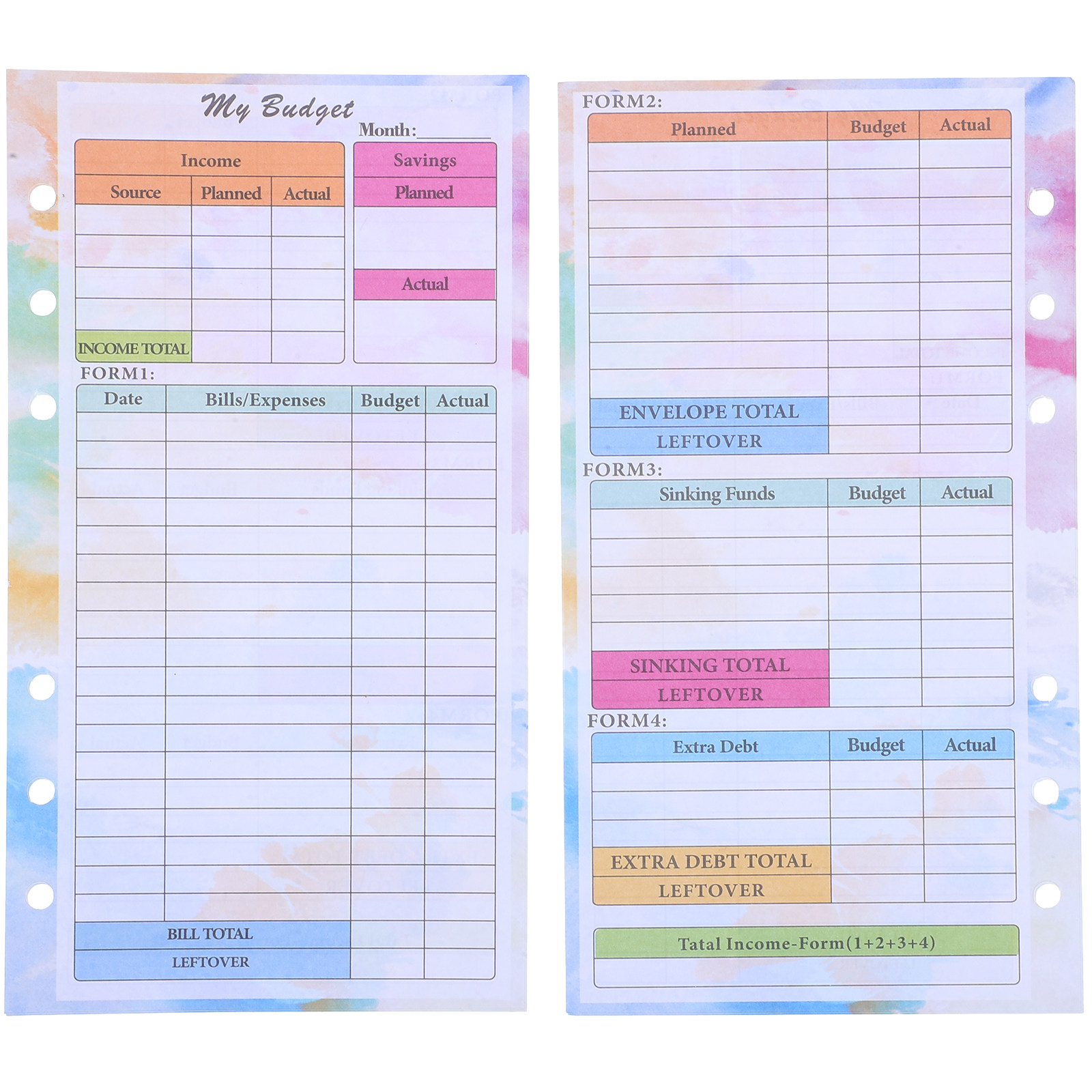 14 Sheets A6 Budget Planner In – Planner Weekly Budget recenzja i cena