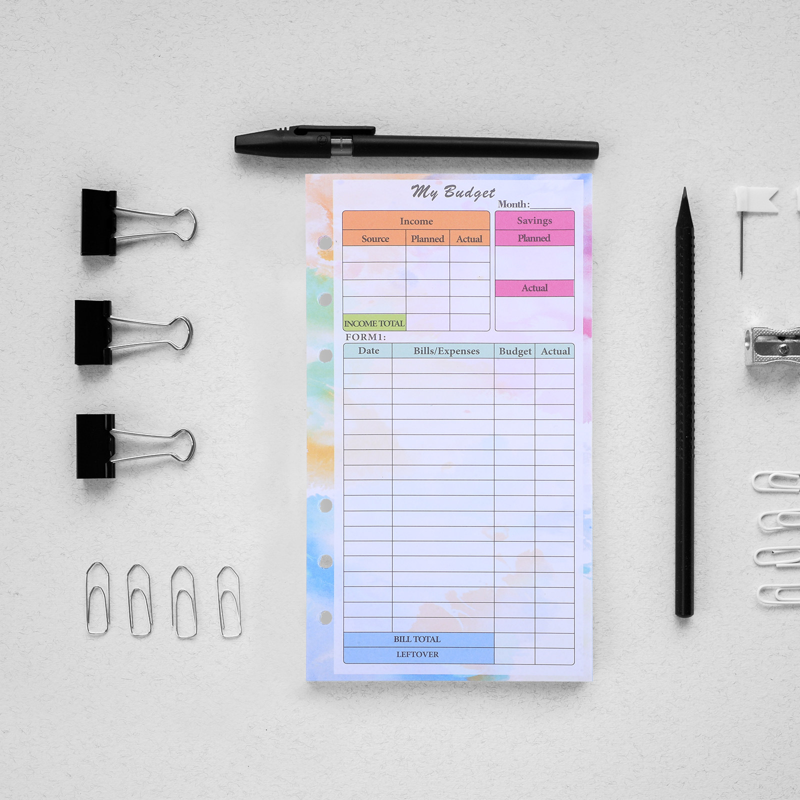 14 Sheets A6 Budget Planner In – Planner Weekly Budget recenzja i cena