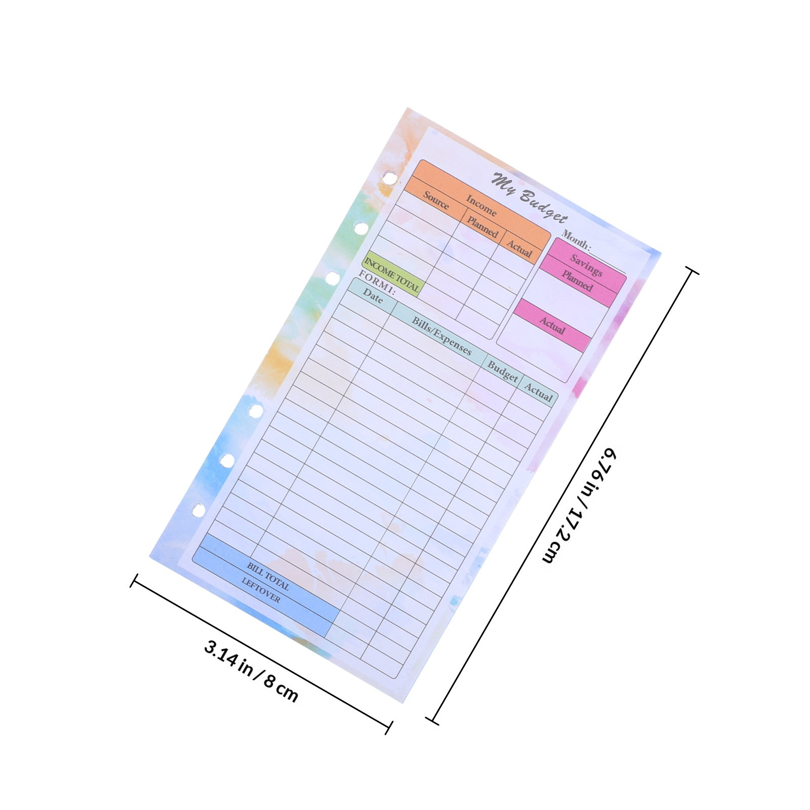 14 Sheets A6 Budget Planner In – Planner Weekly Budget recenzja i cena