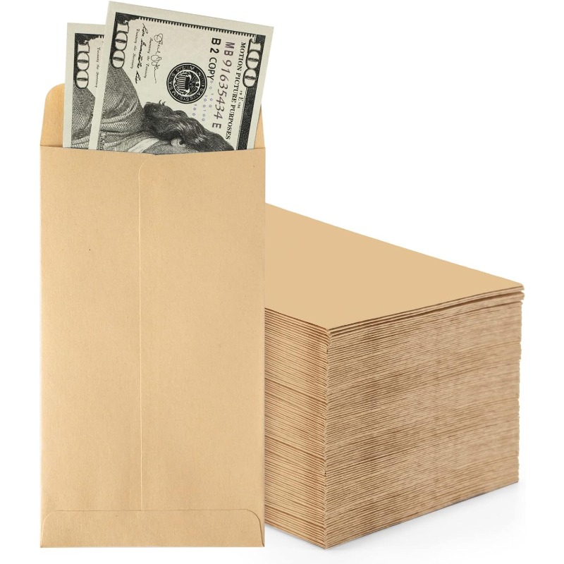 50Pcs Cash Envelopes Money Con – Letter Envelope Kraft recenzja i cena