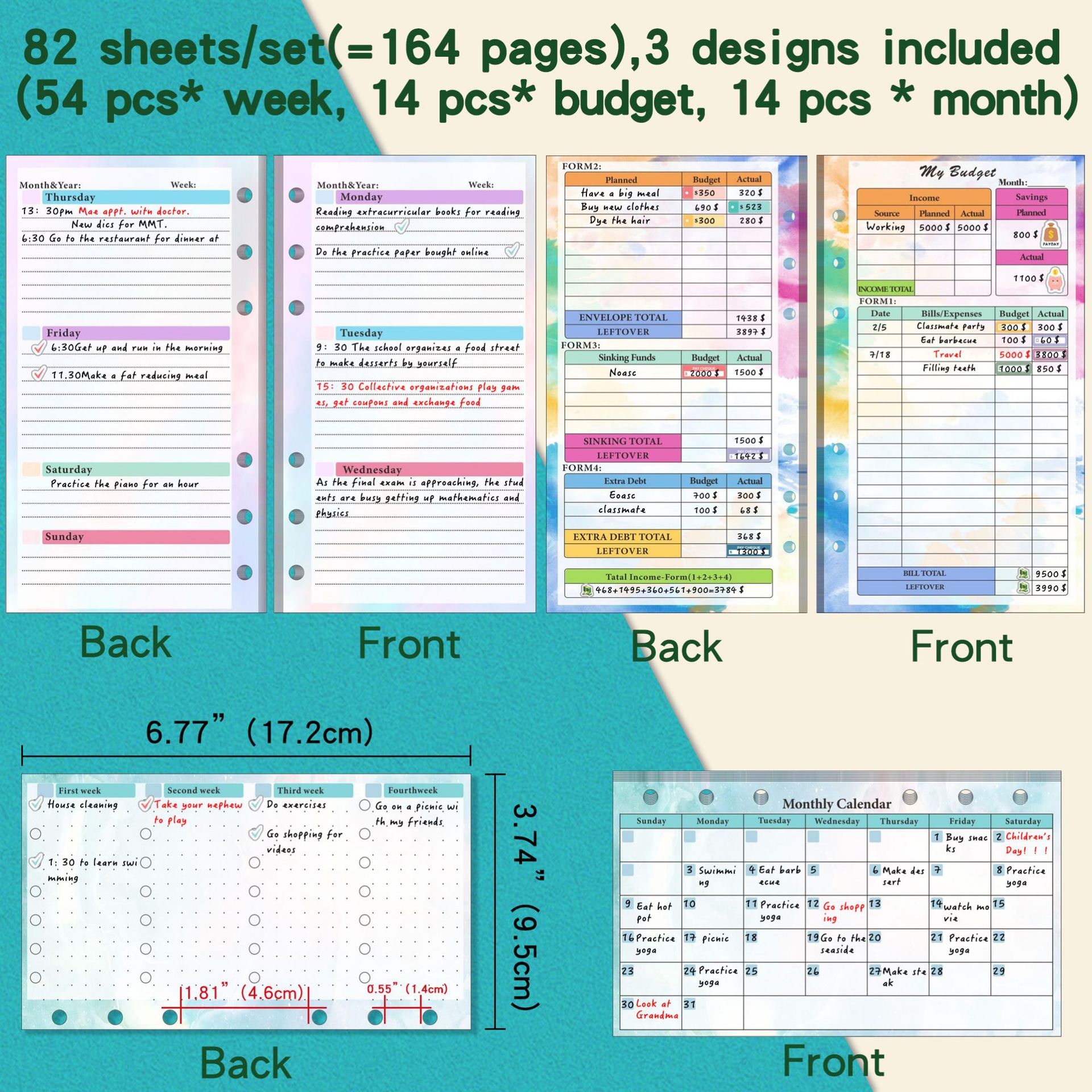2026 NEW A6 Loose Leaf Noteboo – Planner Weekly Budget recenzja i cena
