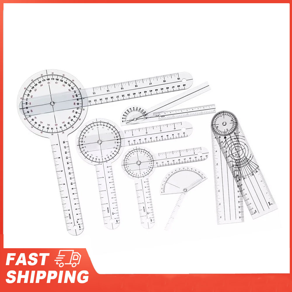 6PCS Medical Goniometer Set PV – Ruler Set Transparent recenzja i cena
