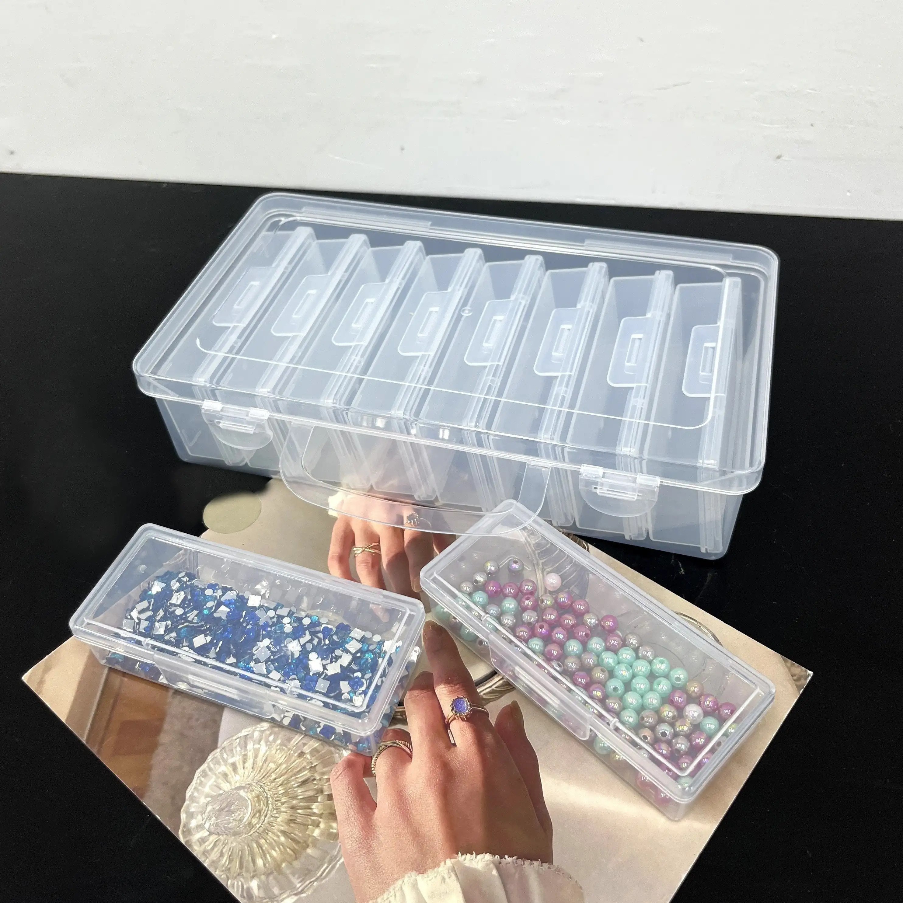 Transparent Plastic Storage Bo – Stationery Office And School Supply Stores recenzja i cena