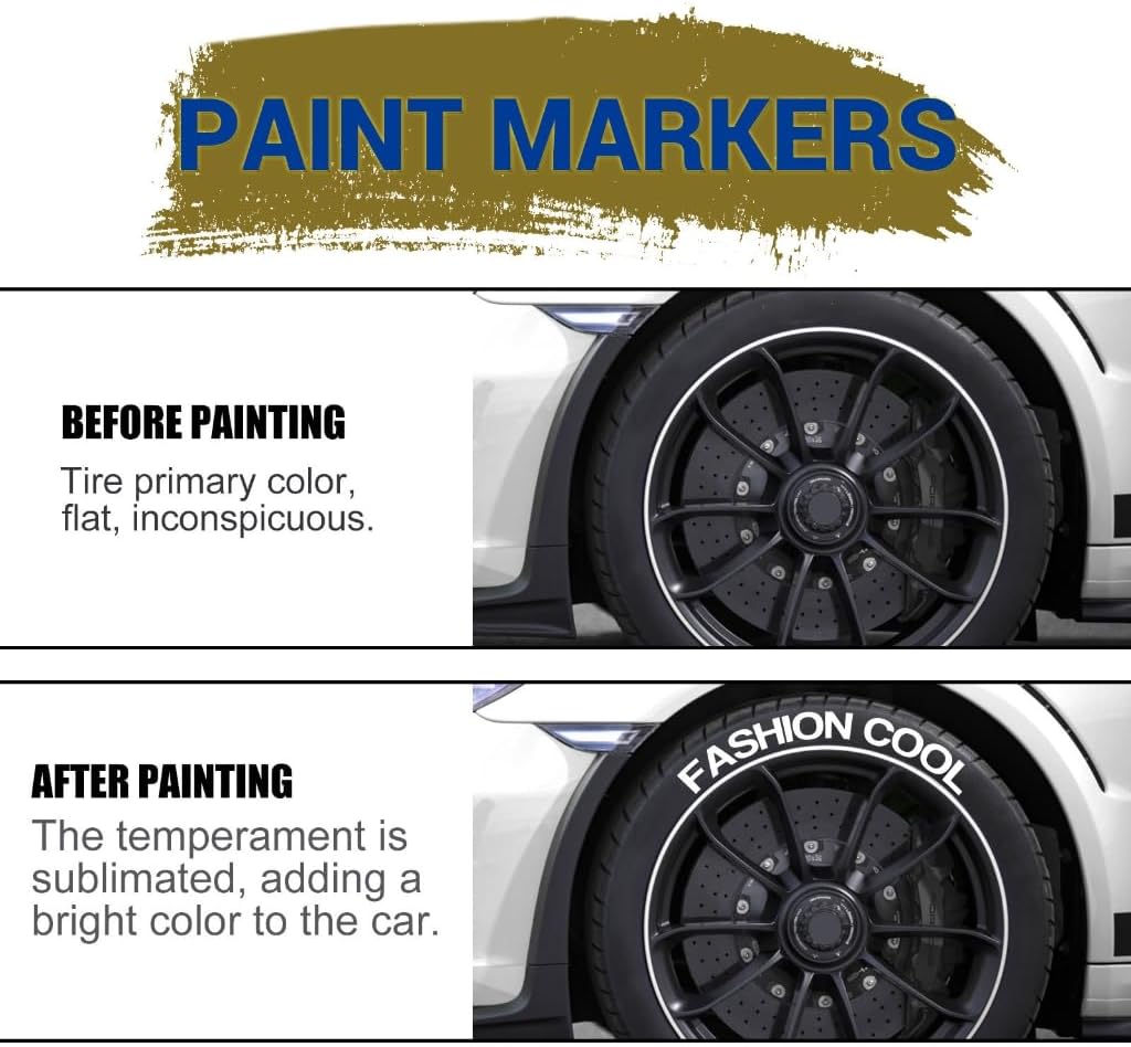 White Waterproof Cars Wheel Ti – Whiteboard Marker Set recenzja i cena