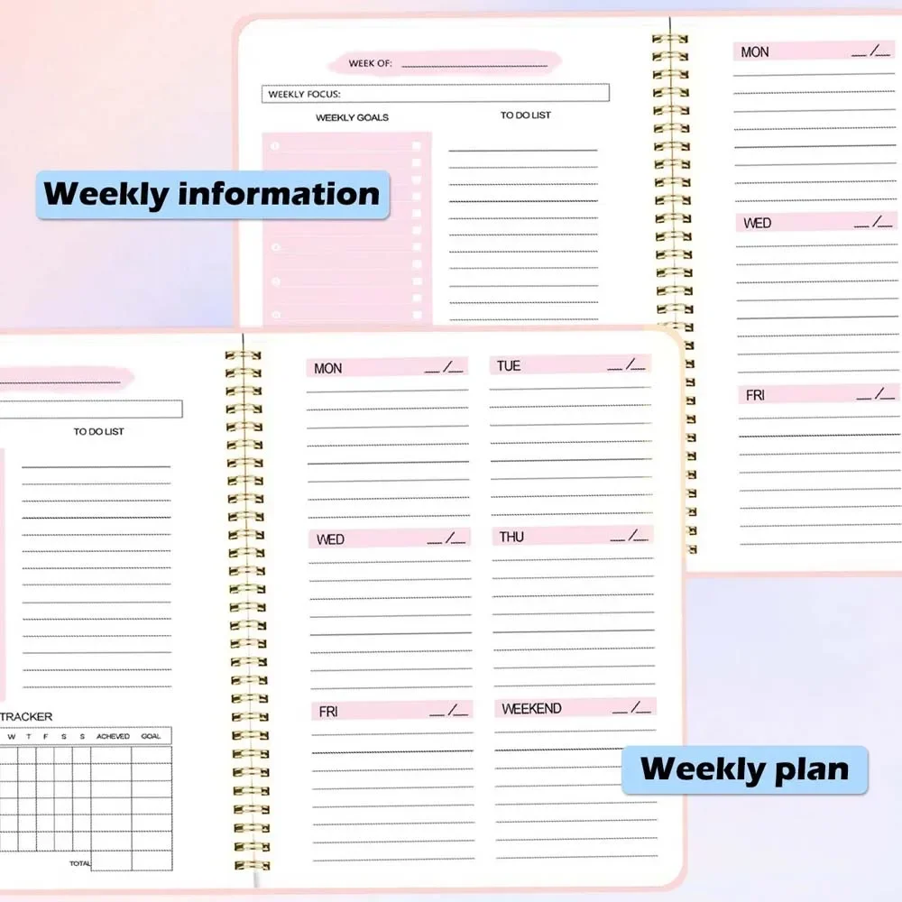 A5 Weekly Planner Coil Daily P – Planner Weekly Budget recenzja i cena