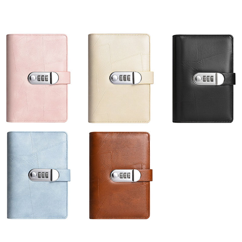 A6 PU Leather Password Lock Bi – Planner Weekly Budget recenzja i cena