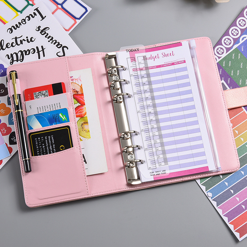 A6 PU Leather Password Lock Bi – Planner Weekly Budget recenzja i cena