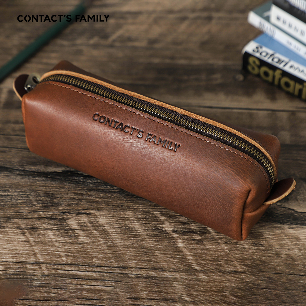 Retro Leather Pencil Case High – Stationery Supplies Business recenzja i cena