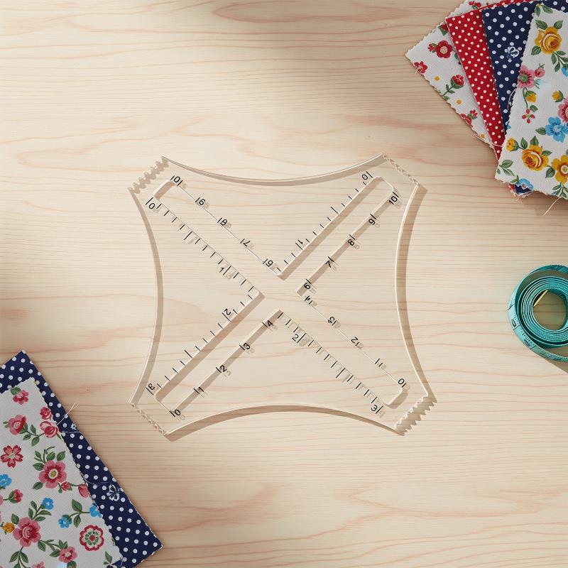 Acrylic Transparent Knitting D – Ruler Set Transparent recenzja i cena