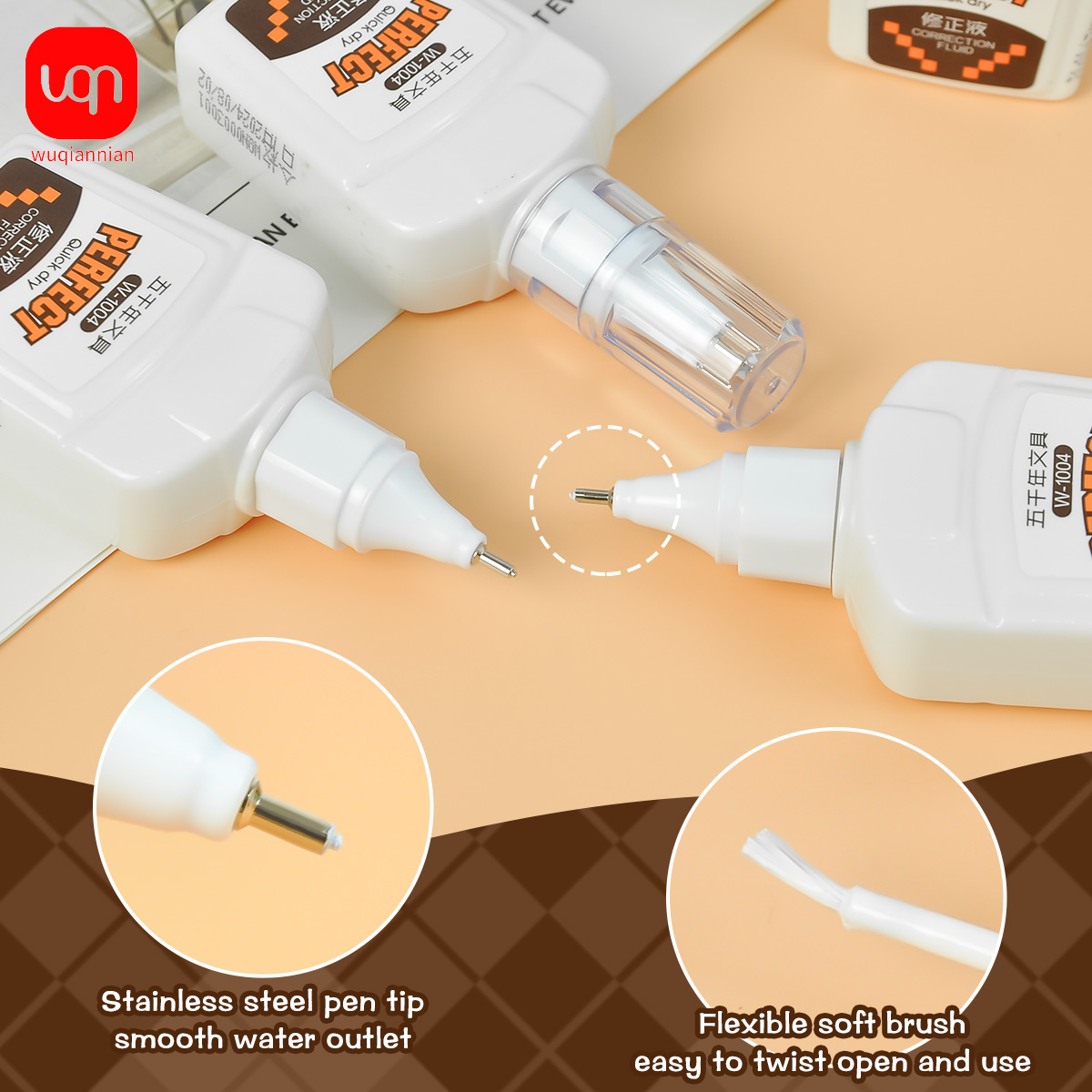 WQN-3/6/12PCS18ml Correction F – Correction Fluid White recenzja i cena
