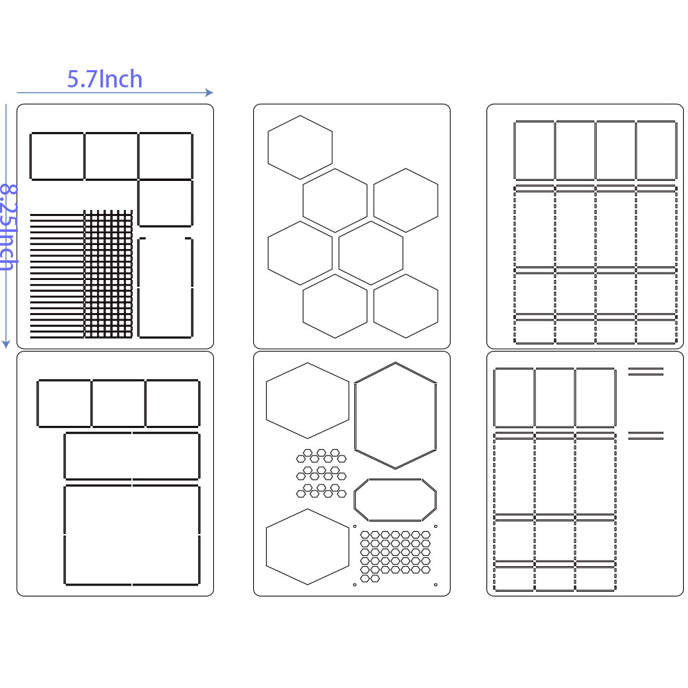 6Pack Reusable Plastic Weekly  – Notebook Dotted A5 recenzja i cena
