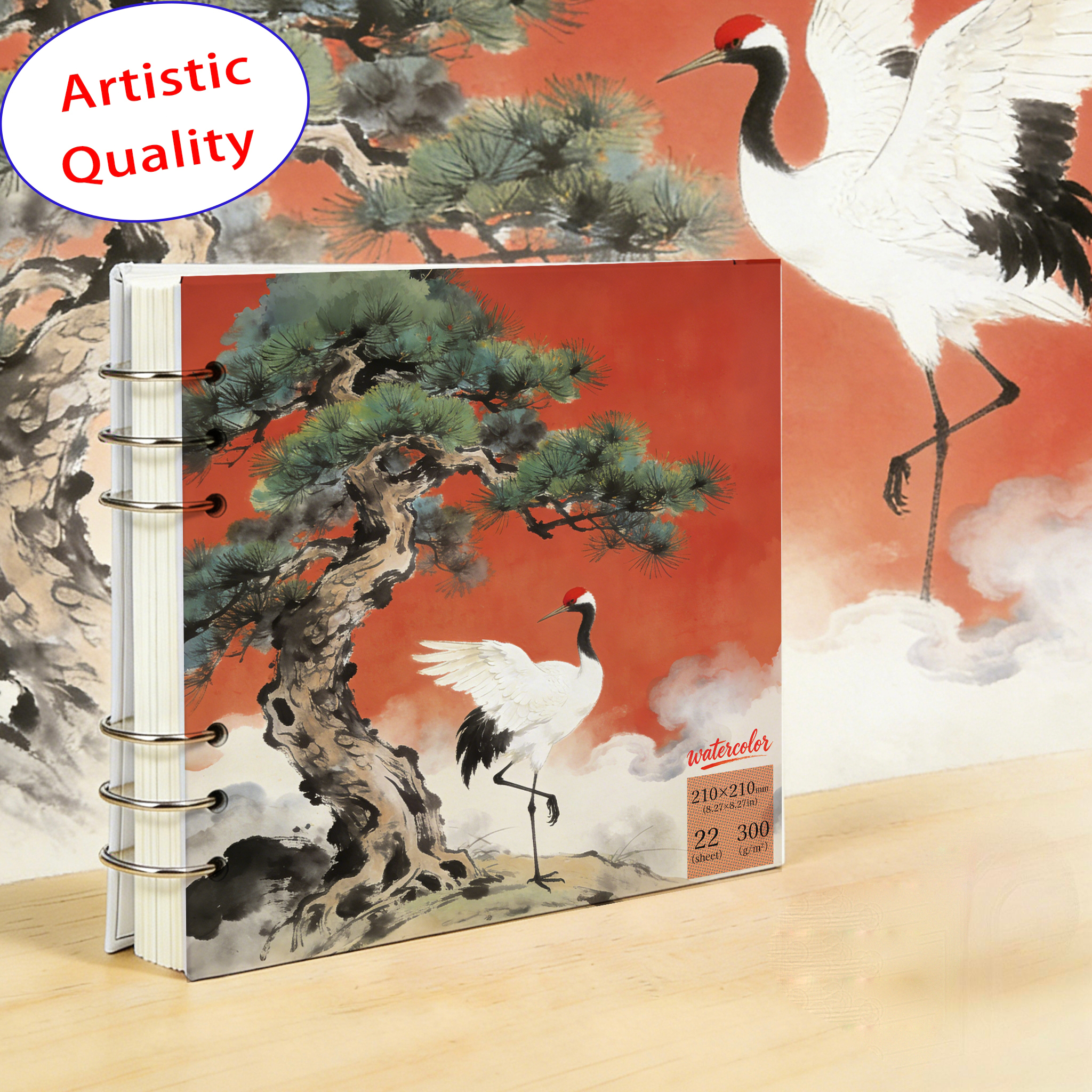 210x210mm Square Watercolor Pa – Art Sketchbook Ring recenzja i cena