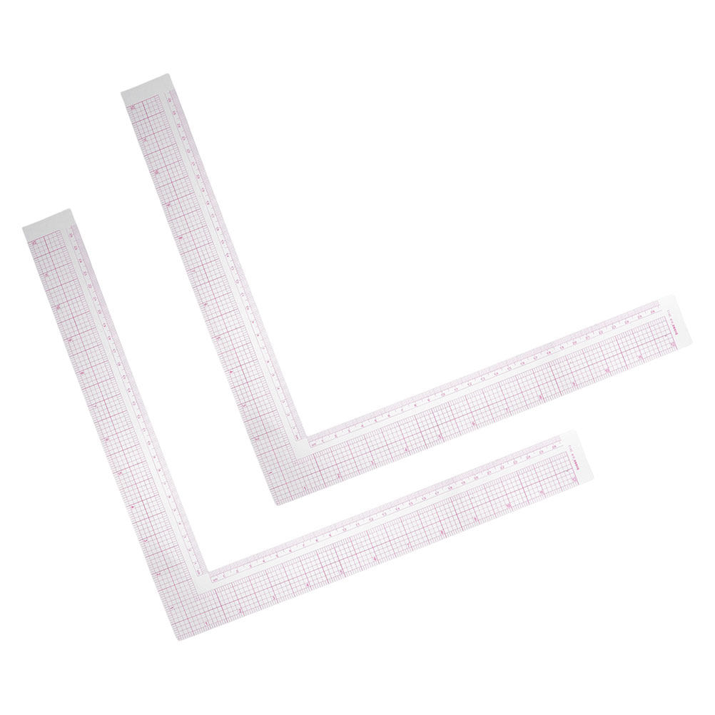 2Pcs Compact Clothing Design R – Ruler Set Transparent recenzja i cena