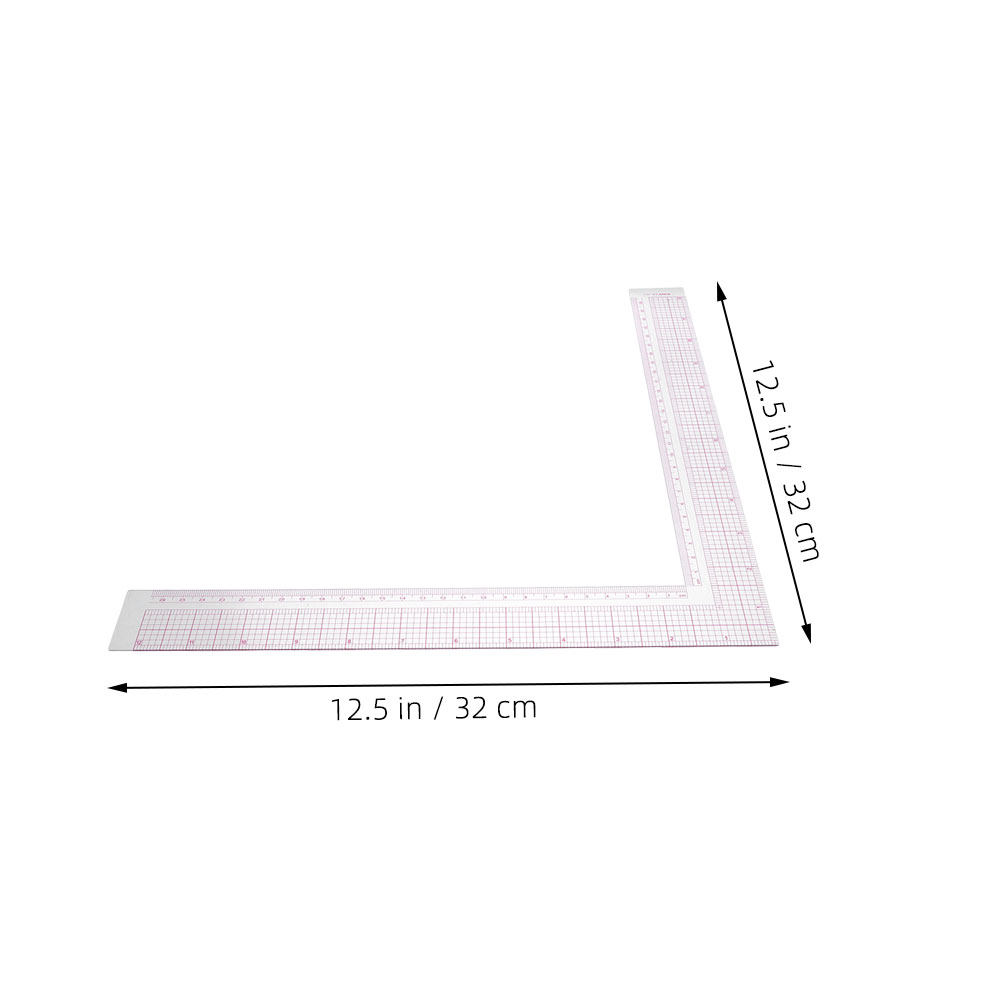 2Pcs Compact Clothing Design R – Ruler Set Transparent recenzja i cena