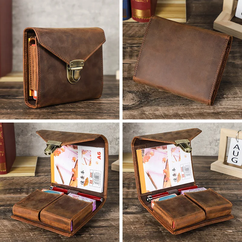 Luxury Retro Leather Notebook  – Stationery Supplies Business recenzja i cena
