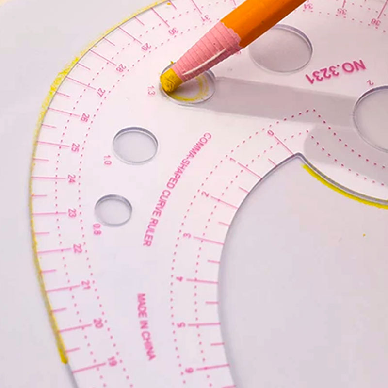 French Curve Cutting Ruler Fas – Ruler Set Transparent recenzja i cena