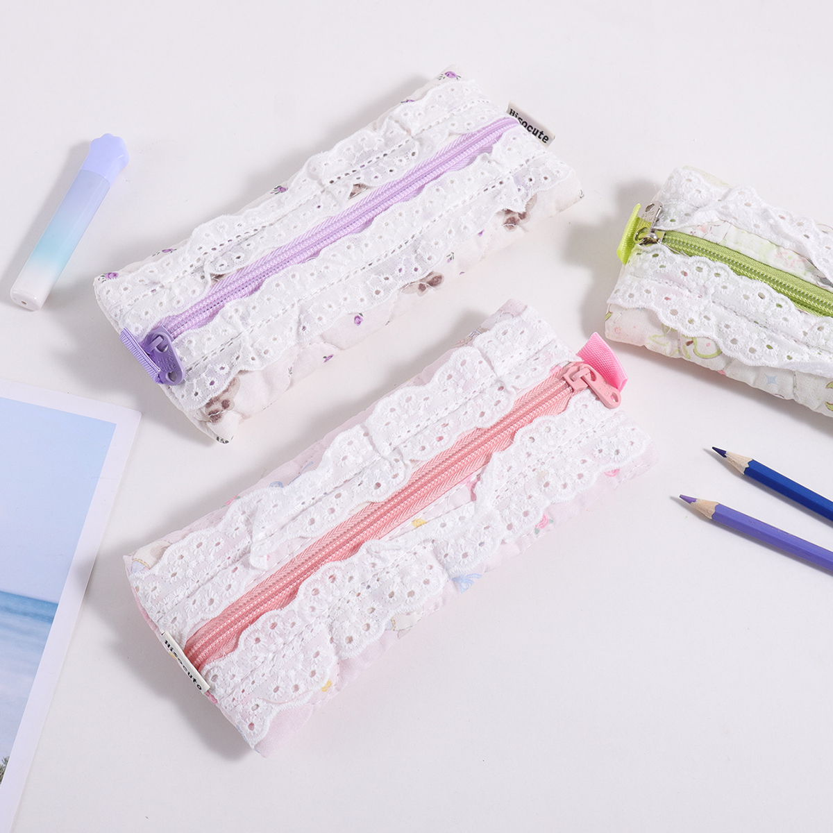1 pc embroidered lace pencil b – Stationery Office And School Supply Stores recenzja i cena