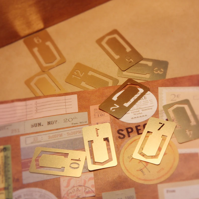12 Pcs/lot Vintage Copper Book – Stationery Office And School Supply Stores recenzja i cena