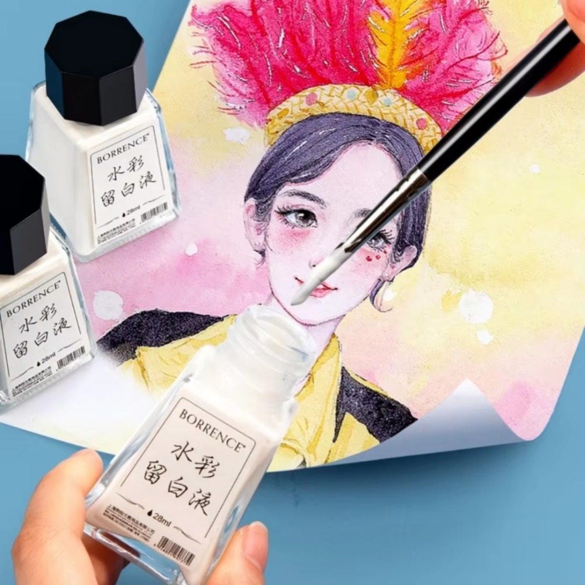 Borrence 28ml Watercolor Maski – Correction Fluid White recenzja i cena