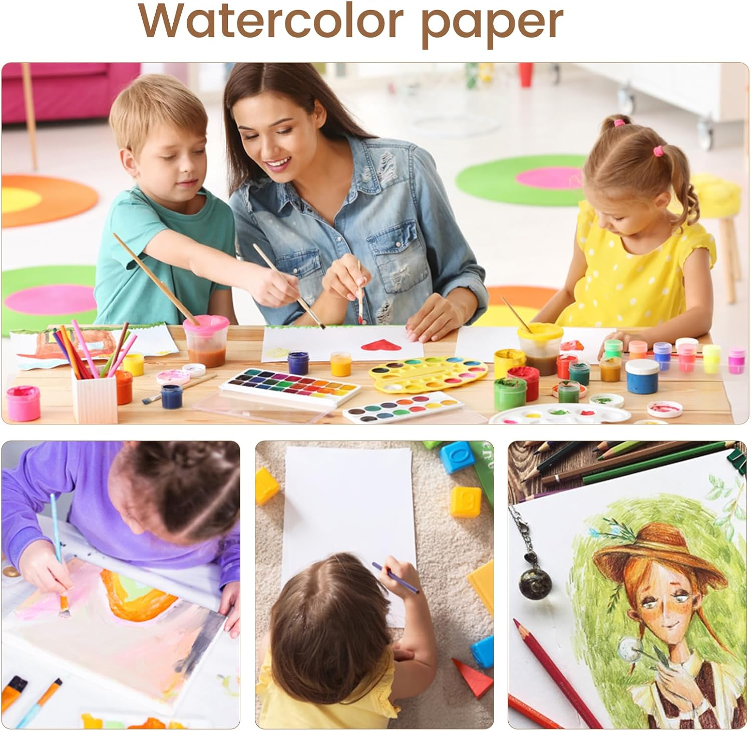 Watercolor Book 210x210mm 300G – Art Sketchbook Ring recenzja i cena