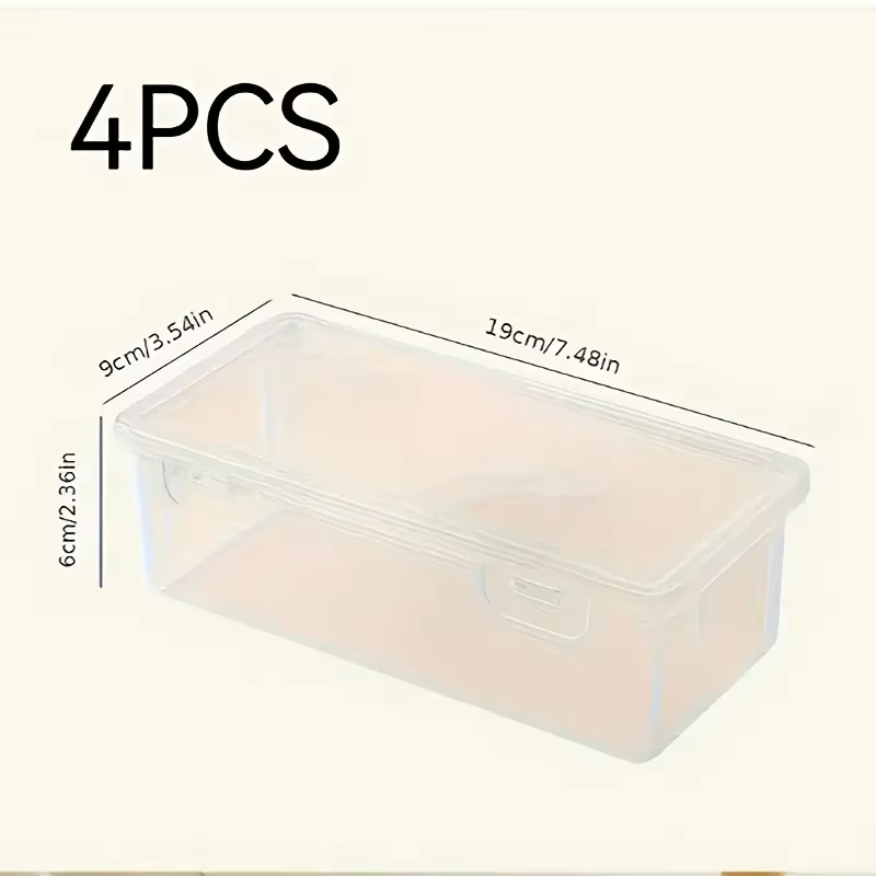 4 large transparent PP storage – Stationery And Office Supply Stores recenzja i cena
