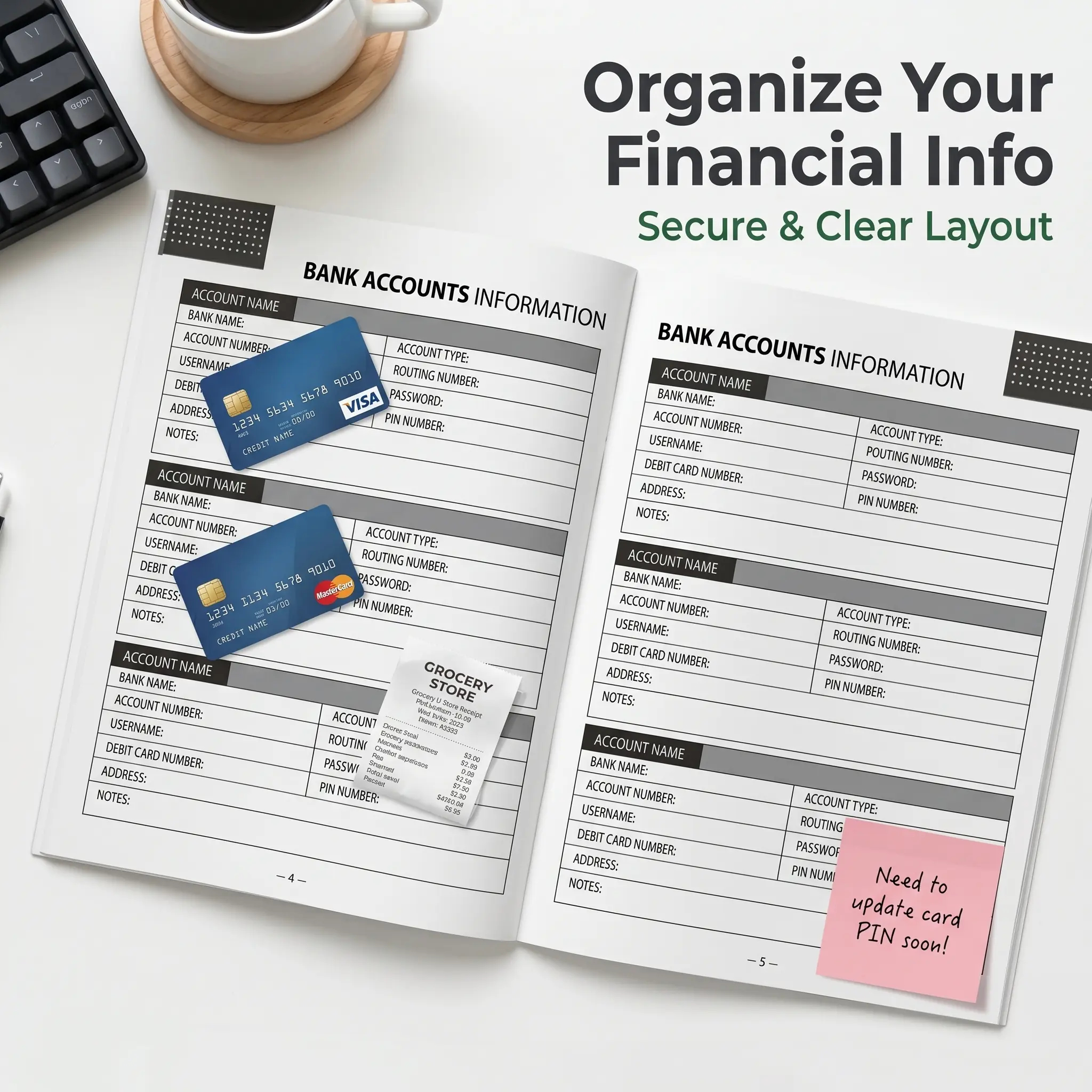 ADHD A4 Planner Notebook, Dura – Planner Weekly Budget recenzja i cena