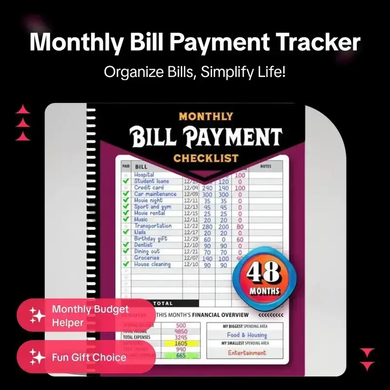 ADHD A4 Planner Notebook, Dura – Planner Weekly Budget recenzja i cena