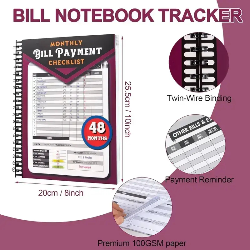 ADHD A4 Planner Notebook, Dura – Planner Weekly Budget recenzja i cena