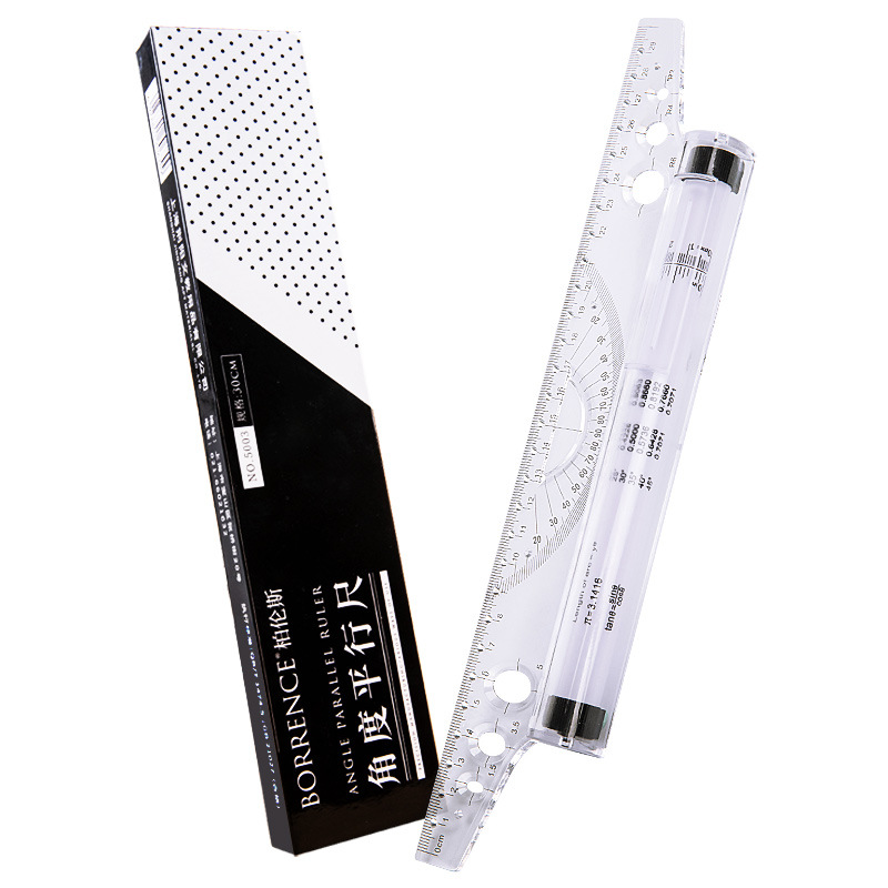 30cm Transparent Parallel Roll – Ruler Set Transparent recenzja i cena