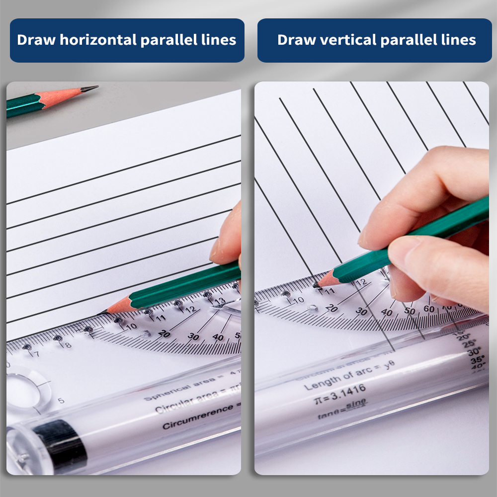30cm Transparent Parallel Roll – Ruler Set Transparent recenzja i cena