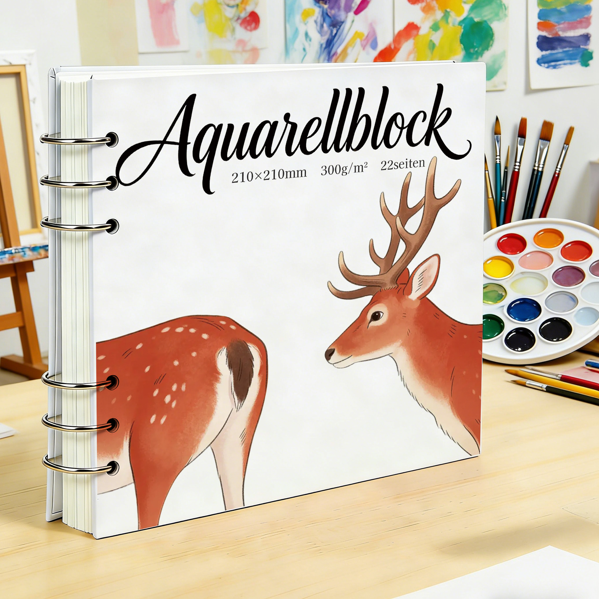 210x210mm 300GSM Heavy Rough T – Art Sketchbook Ring recenzja i cena