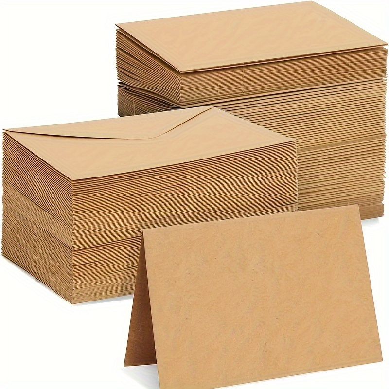 50/100pcs Kraft Paper Envelope – Letter Envelope Kraft recenzja i cena