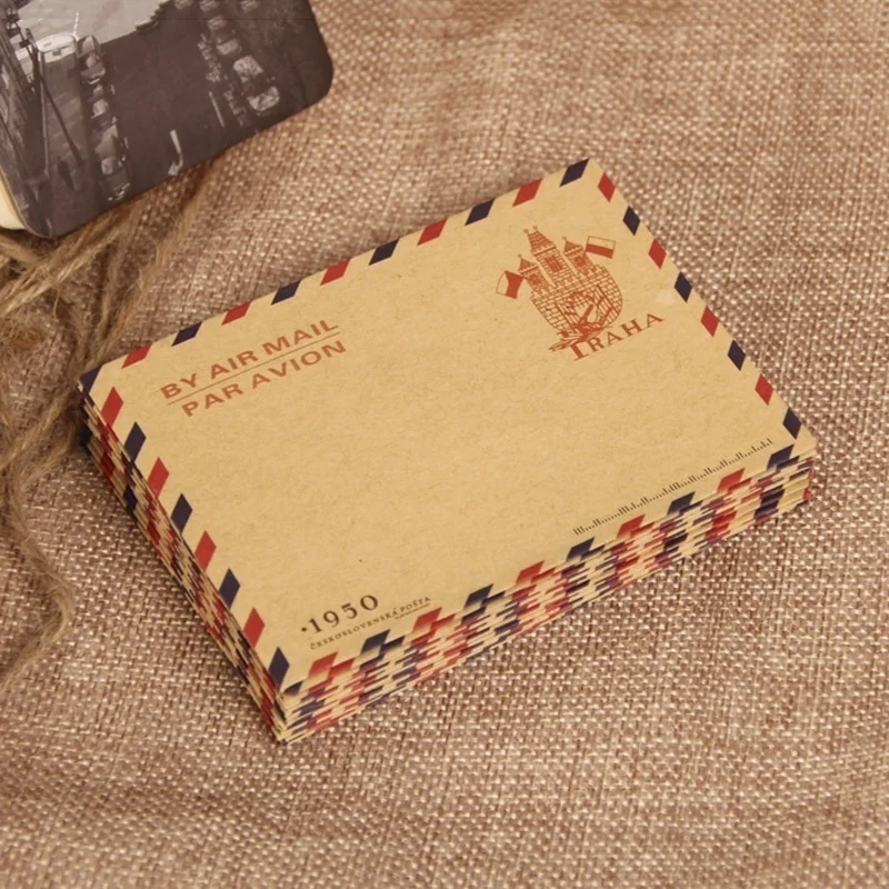 10pcs 9.7*7.5cm  Retro Popular – Letter Envelope Kraft recenzja i cena