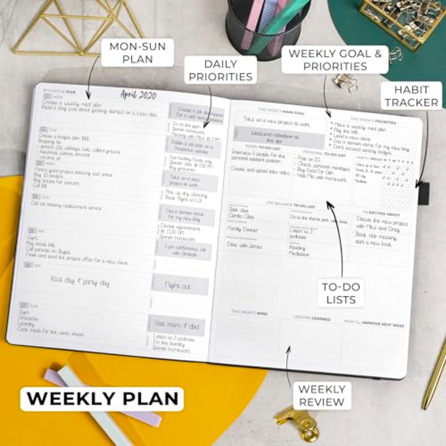 Planner Pro Premium Luxurious  – Planner Weekly Budget recenzja i cena