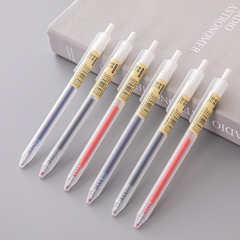 6/10Pcs 0.5mm Retractable Gel  – Stationery Supplies Business recenzja i cena