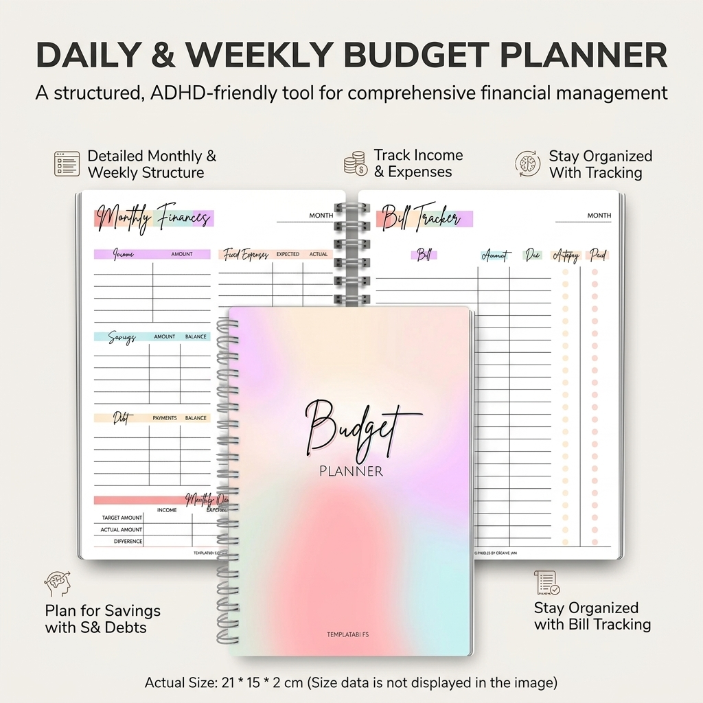 Daily Income and Expense Noteb – Planner Weekly Budget recenzja i cena
