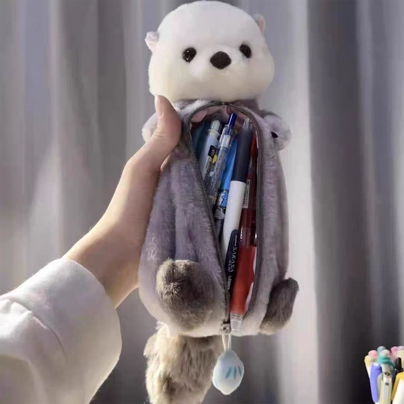 Creative Plush Toy Pencil Case – Stationery Supplier recenzja i cena