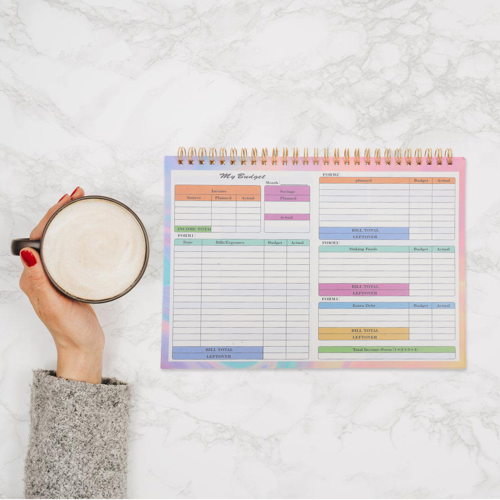 B5 Daily Weekly Financial Ledg – Planner Weekly Budget recenzja i cena