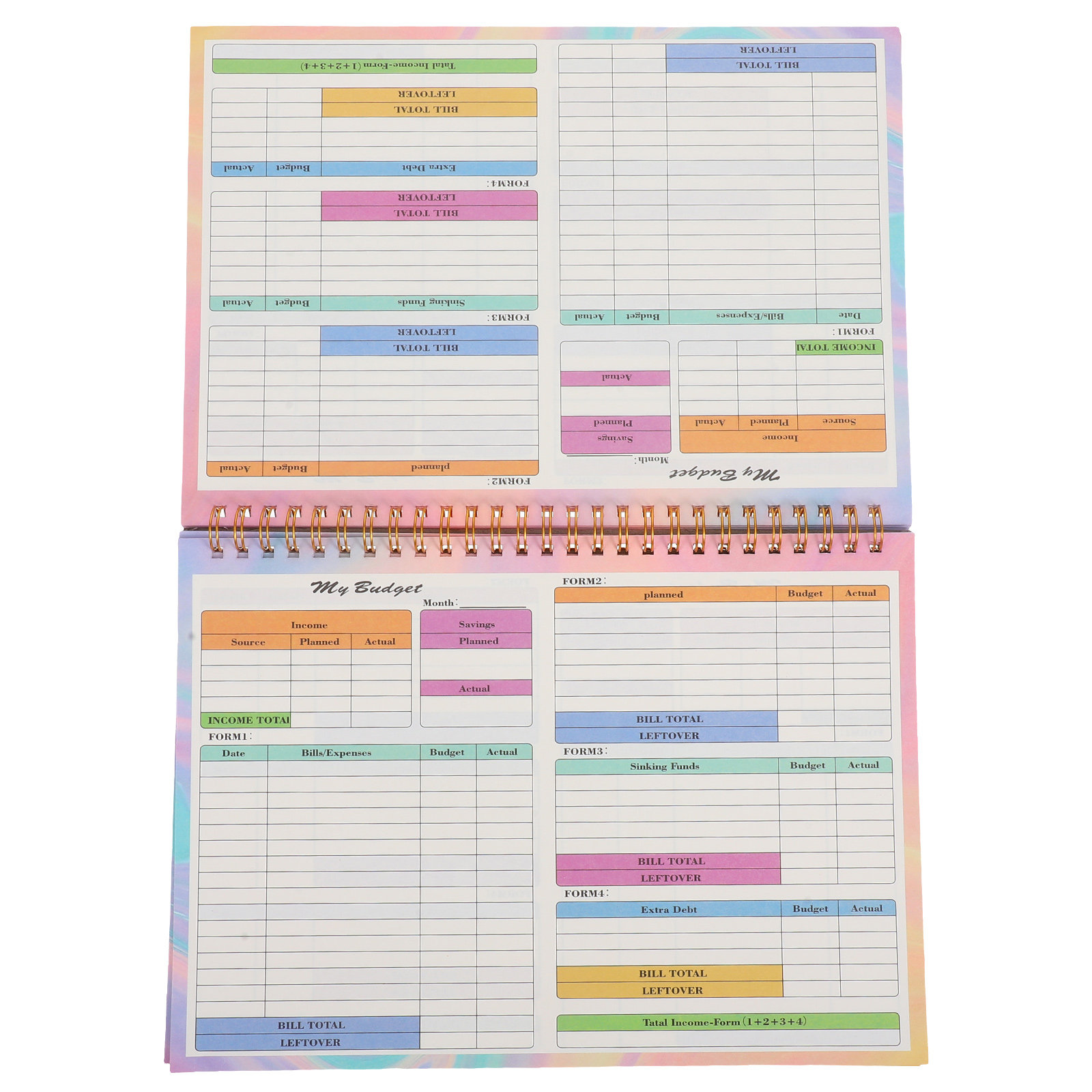 B5 Daily Weekly Financial Ledg – Planner Weekly Budget recenzja i cena