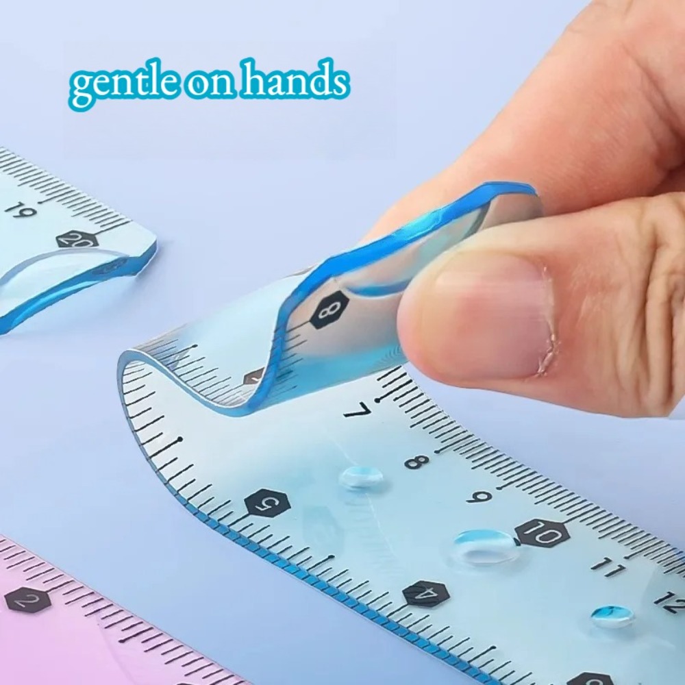 1/3pcs Transparent Soft Ruler, – Ruler Set Transparent recenzja i cena