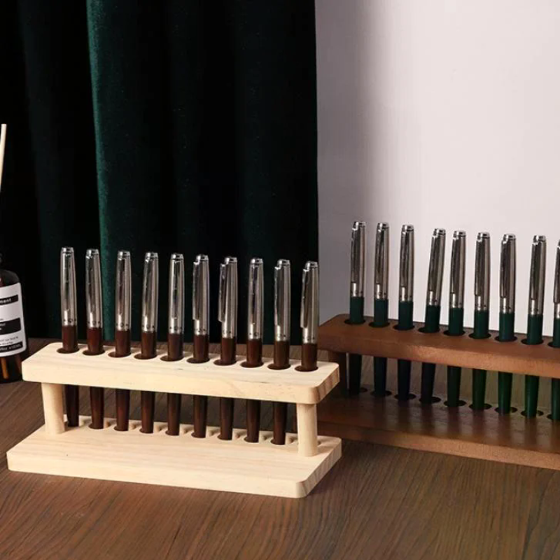 Walnut Wood Test Tube Rack Mul – Supply Of Office Stationery recenzja i cena