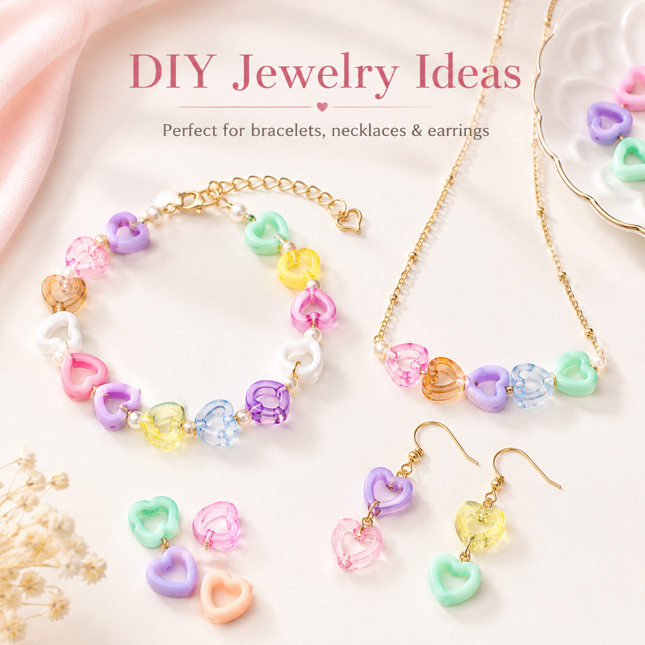 30Pcs Multicolor Clear Heart A – Stationery Supplier recenzja i cena