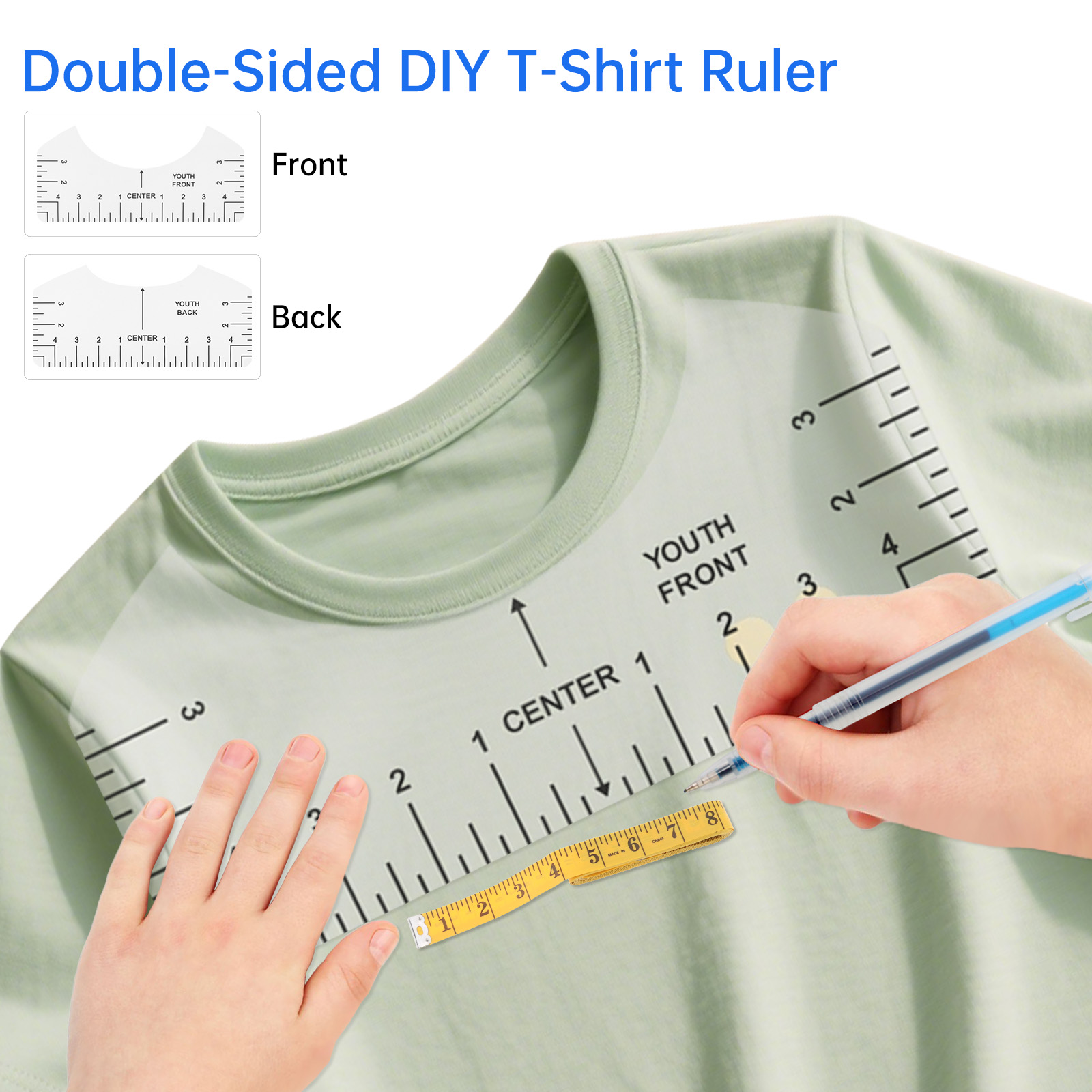 Transparent T-shirt Ruler Guid – Ruler Set Transparent recenzja i cena