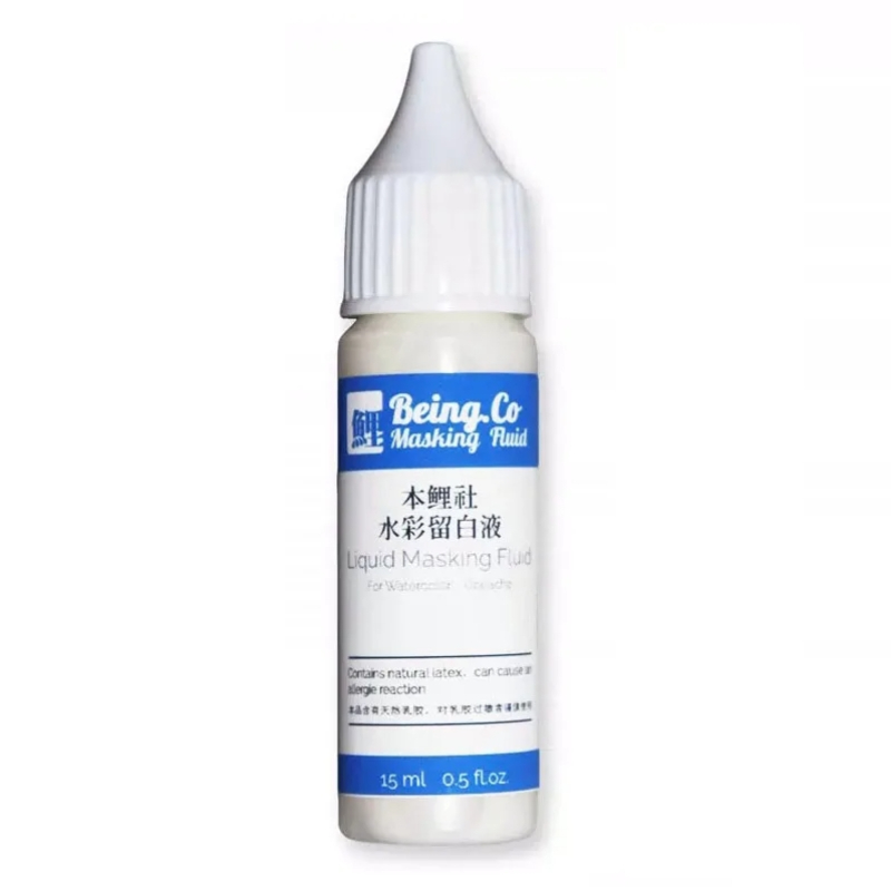 White/Blue Watercolor Masking  – Correction Fluid White recenzja i cena