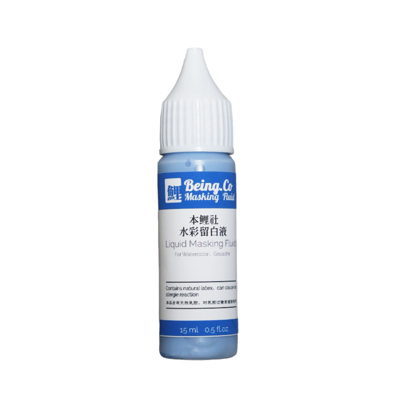 White/Blue Watercolor Masking  – Correction Fluid White recenzja i cena
