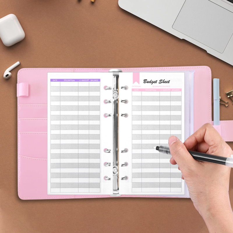 A6 PU Leather Budget Binder wi – Planner Weekly Budget recenzja i cena