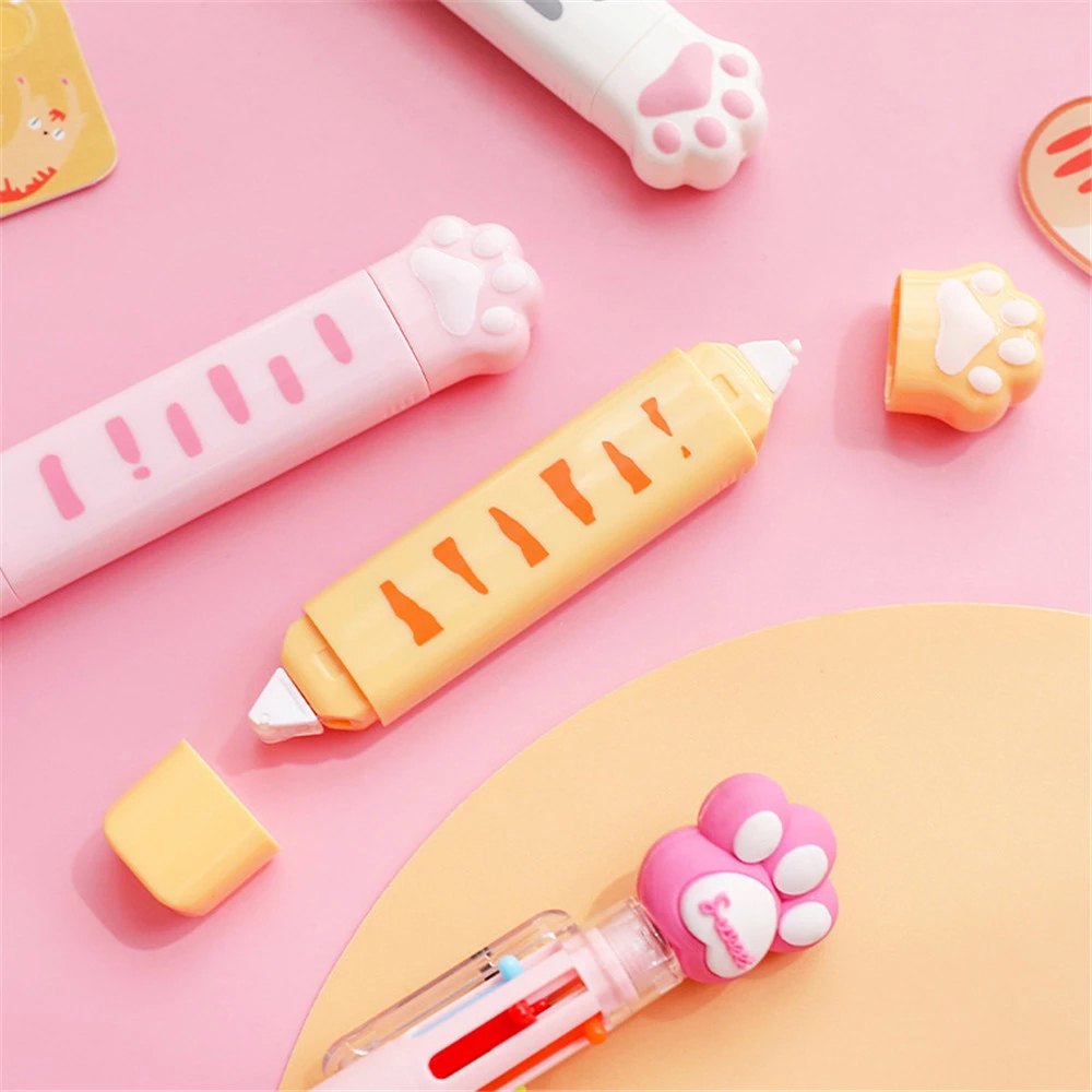 Cute Cat Paw Roller Glue Corre – Correction Tape Roller recenzja i cena